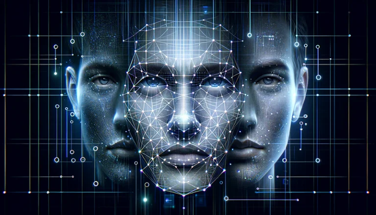 Artikkelikuva kasvojentunnistus teknologia